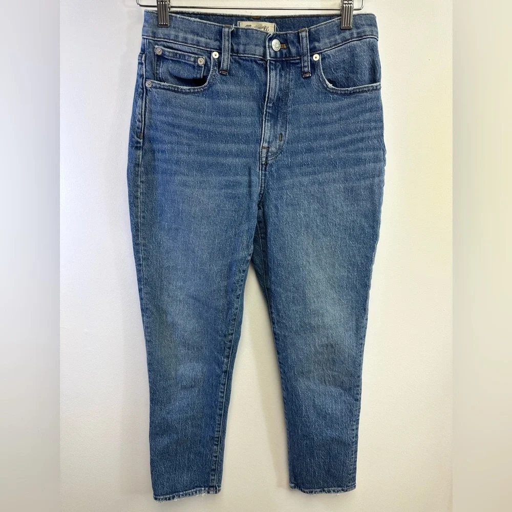 MADEWELL Do Well The High-Rise Slim Boyjean in Lavern Wash Size 26